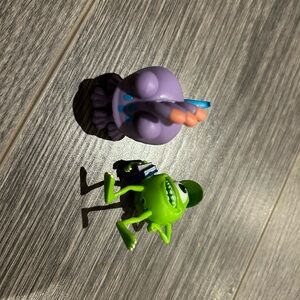 Randal and mike wazowski figures